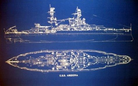 USS Arizona blueprint | War | Pinterest