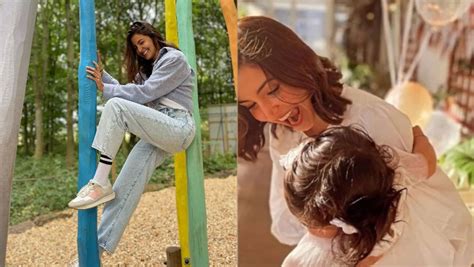 Anushka Sharma gives a glimpse of her fun day at park with daughter Vamika - Pedfire