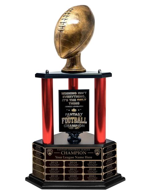 26-56” Antique Gold Football Championship Trophy - TrophySmack