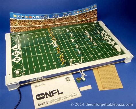 Electric Football Game 1960S | Electric football, Football challenges ...