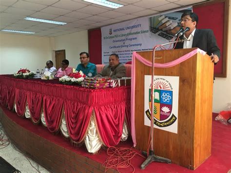 Freshers' Reception and Farewell Program Held at the National University of Bangladesh for the ...