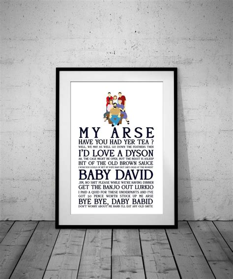 The Royle Family Best Quotes Print Jim Royle Barb Anthony - Etsy Denmark