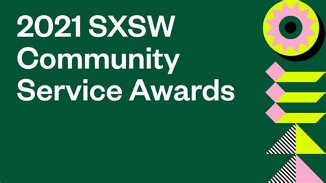 SXSW Honors Organizations with the 2021 Community Service Awards