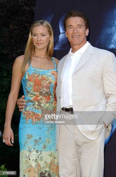 Actress Kristanna Loken and Actor Arnold Schwarzenegger attend the... News Photo - Getty Images