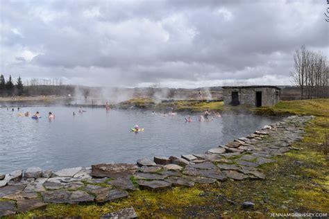 Soaking in the Secret Lagoon, Iceland - Jenna Morrissey