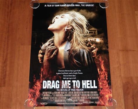 ORIGINAL MOVIE POSTER DRAG ME TO HELL 2009 UNFOLDED DOUBLE-SIDED INTL ...