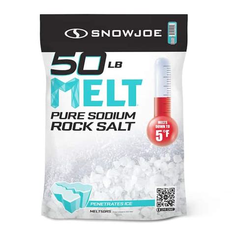 Have a question about Snow Joe Melt 50 lbs. Sodium Rock Salt Ice Melt? - Pg 1 - The Home Depot