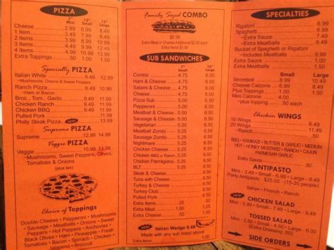 Mama Mia's Pizzeria Menu, Menu for Mama Mia's Pizzeria, Erie, Erie - Urbanspoon/Zomato