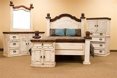 LMT Rustic | VMANTI-L-CAM-002 Don Carlos White Wash Rustic Bedroom Set ...