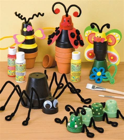 Clay Pot Bug Buddies - JoAnn | Jo-Ann | Сделанные вручную глиняные ...