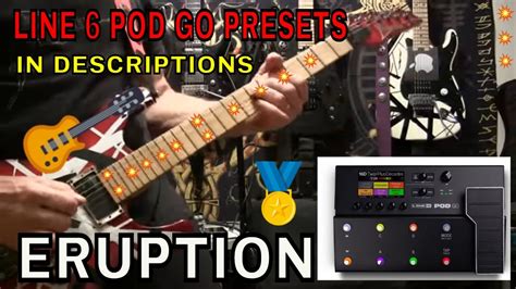 eruption visual guitar pod go line 6, eruption van halen solo guitar, E-flat Tuning! guitar solo ...