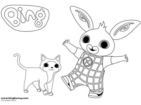 Bing Bunny Coloring Pages - Coloring Home