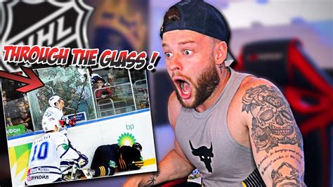 SOCCER FAN Reacts to NHL BIGGEST HITS || REACTION - YouTube