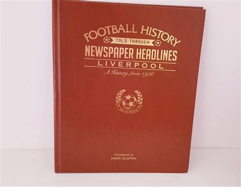 Personalised Football History Book from The Gift Experience : A Review