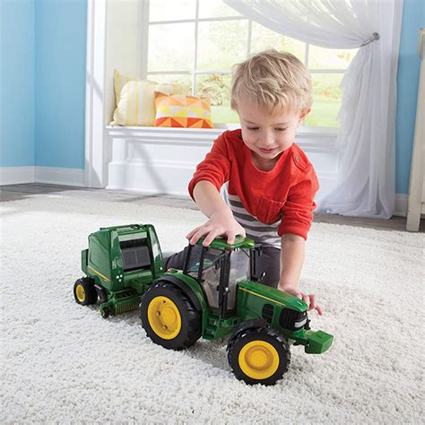 1/16 Big Farm John Deere Tractor and Baler Set - Best for Ages 3 to 12