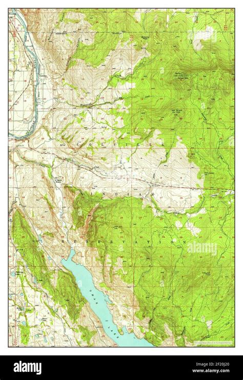 Omak washington map Cut Out Stock Images & Pictures - Alamy