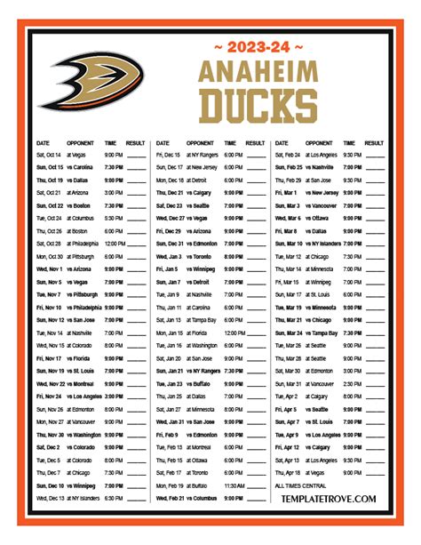 Anaheim Ducks Schedule 2025 Tickets - Cissy Deloris