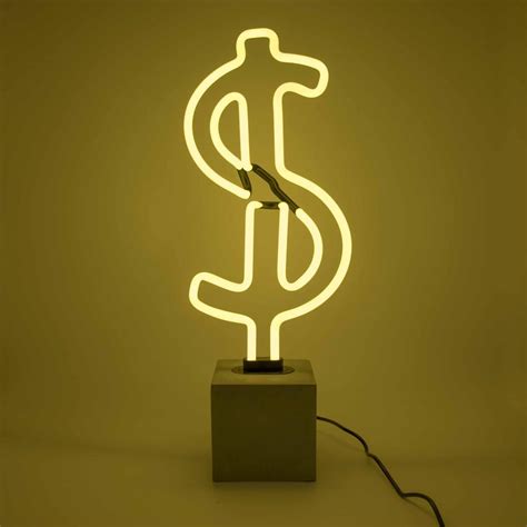 NEON DOLLAR SIGN – 151 Statement Living