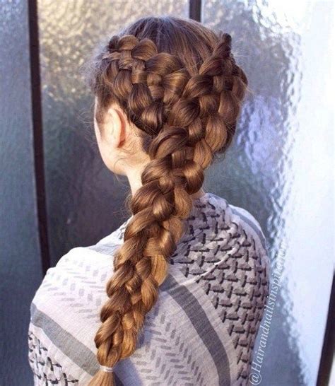 20 Great 5 Strand Braid Hairstyles Worth Mastering | Cool braid hairstyles, Thick hair styles ...