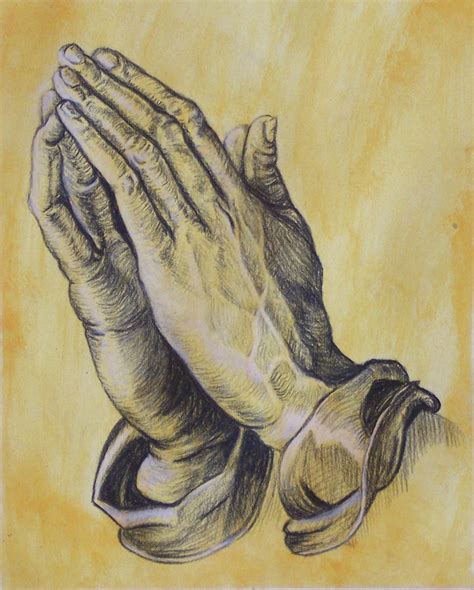 Praying Hands Drawing by Donovan Hubbard - Fine Art America