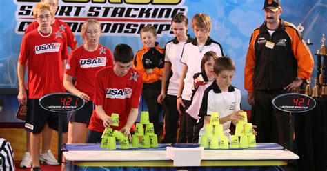 The quirky sport of cup stacking is surprisingly intense