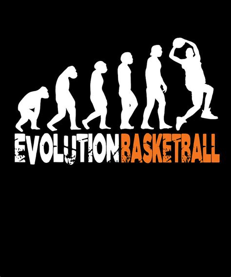 Basketball Player Evolution Basketball Basket Digital Art by Steven Zimmer | Fine Art America