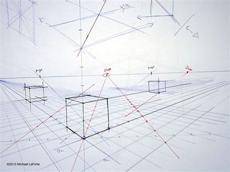 DIAGONAL VANISHING POINTS | Vanishing point, Perspective lessons ...