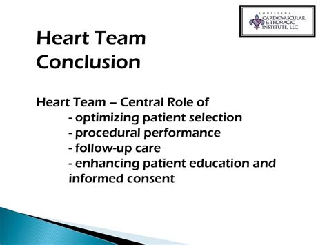 PPT - Is the Heart Team Approach Beneficial PowerPoint Presentation ...