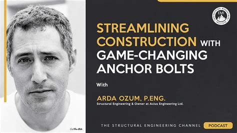 TSEC 104: Streamlining Construction with Game-Changing Anchor Bolts