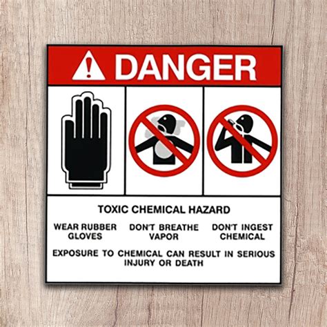 Toxic Chemical Hazard Decal 🛒 | AgSafe