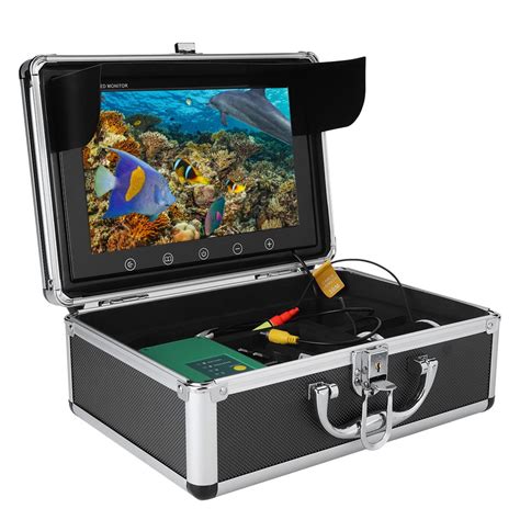 Kritne Fishing Camera, Underwater Fishing Camera, 10in 30M 1000 TVL Underwater Sonar Fishing ...