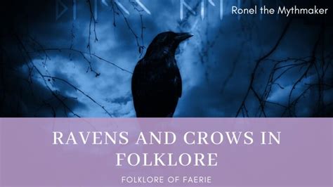 Ravens and Crows in Folklore #folklore #mythology – Ronel the Mythmaker