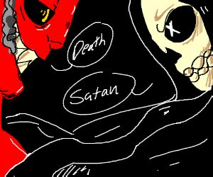 the Devil vs the Grim Reaper - Drawception