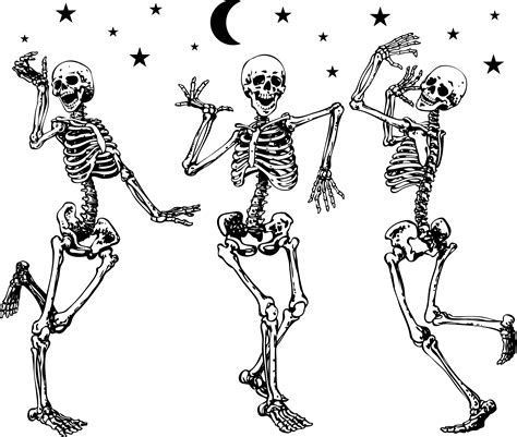 Dancing Skeletons Free Png Images