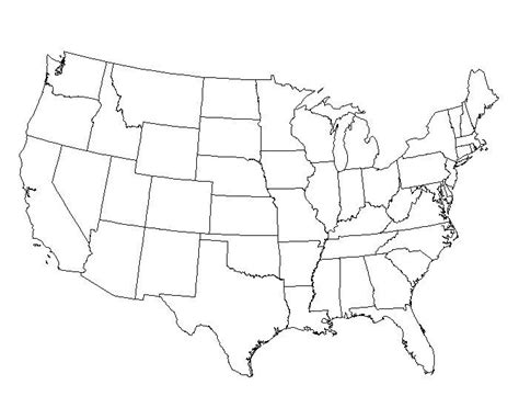 United States Map Drawing at GetDrawings | Free download