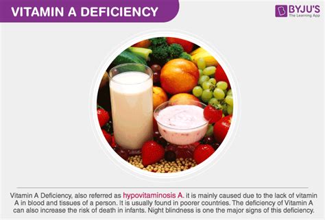 Vitamin A Deficiency - Causes, Symptoms, Diseases