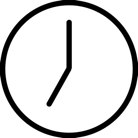 Black Wall Clock Vector Png Png Mart - vrogue.co