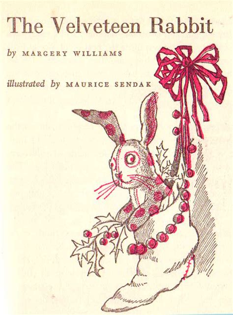 Maurice Sendak's Rare 'Velveteen Rabbit' Illustrations Circa 1960 - The ...