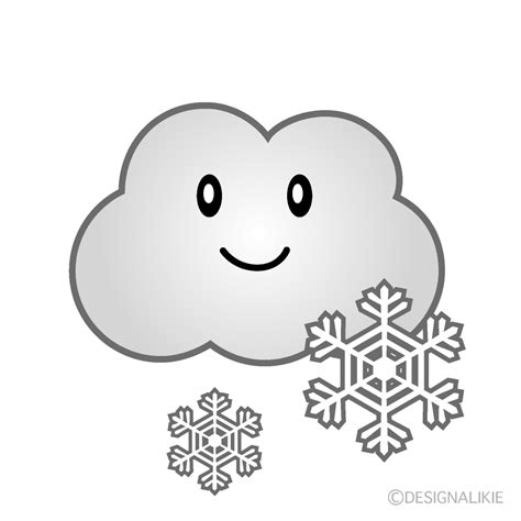 Cute Snowy Cartoon Free PNG Image｜Illustoon