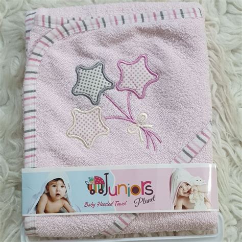 Baby Hooded Towel (Pink Star) - Family Store