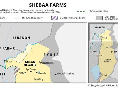 Shebaa Farms | Map, Dispute, Hezbollah, Israel, Syria, Lebanon, & Size | Britannica