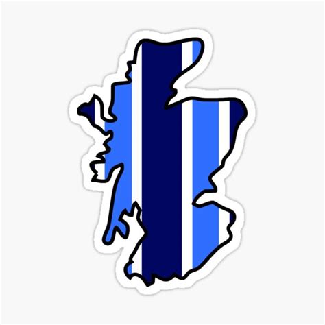 "Scotland Outline - University of St Andrews, United College Colours" Sticker by uni-que-designs ...