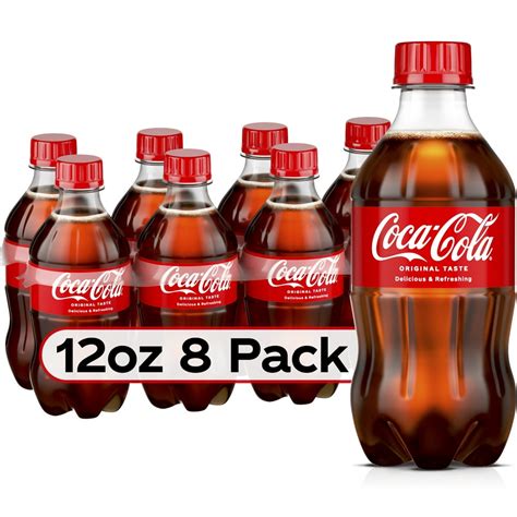 Coca-Cola Soda Soft Drink, 12 fl oz, 8 Pack - Walmart.com - Walmart.com