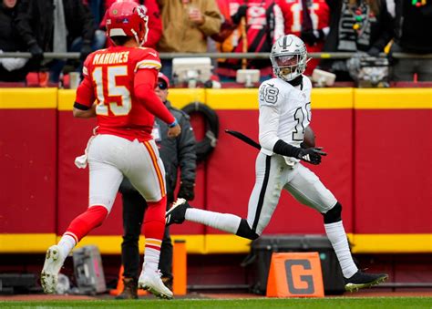 Raiders' Jack Jones goes full Grinch on Chiefs fan after pick-six ...