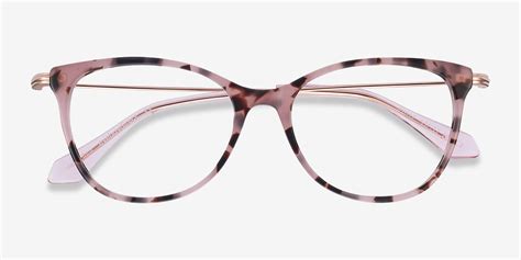 Idylle - Cat Eye Pink Tortoise Frame Glasses For Women | EyeBuyDirect