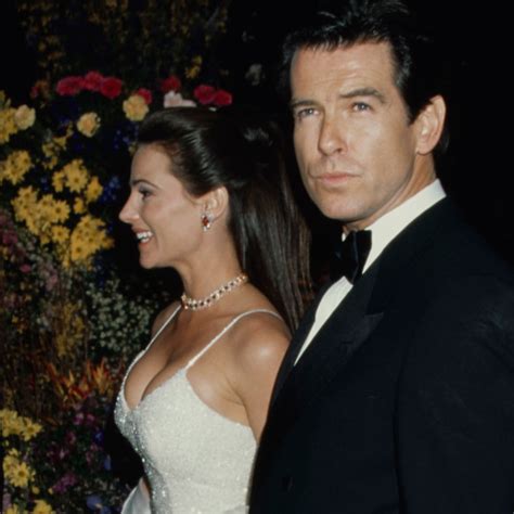 Pierce Brosnan's bride Keely is lace-clad goddess in ageless wedding photo | HELLO!