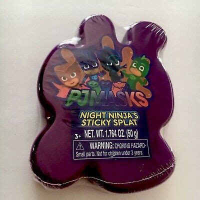 New Disney Junior PJ Masks Night Ninja's Sticky Splat 1.764 OZ. Slime ...