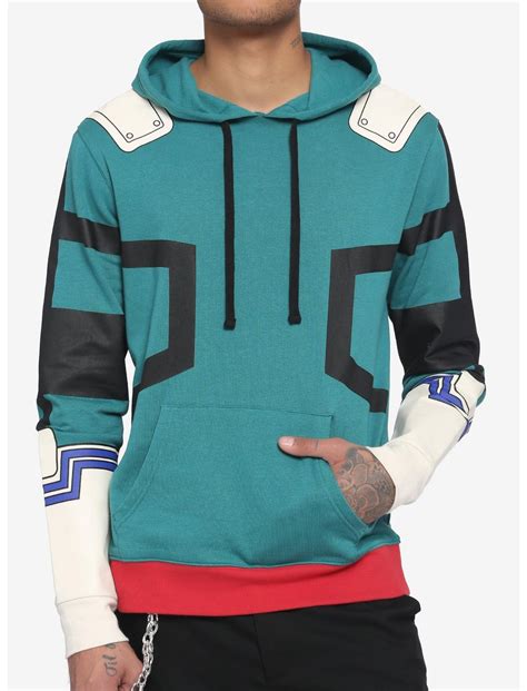 My Hero Academia Deku Cosplay Mask Hoodie | Hot Topic