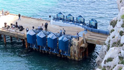 Gibraltar's landmark wave power station opens for business