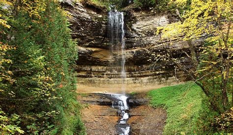 Munising Waterfall Map Alger County Michigan Waterfalls Michigan Interactive™